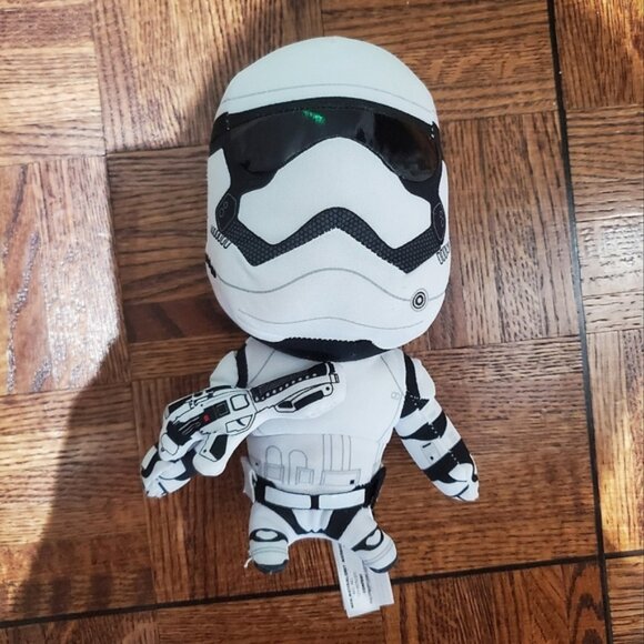 STAR WARS- THE FORCE AWAKENS *TALKING* STORMTROOPER- 10" PLUSH TOY - Picture 1 of 6